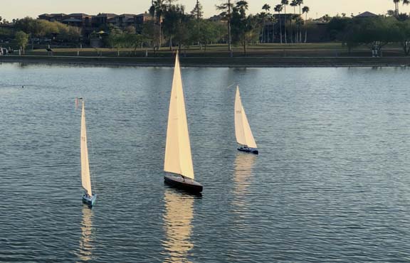 wooden sailboat