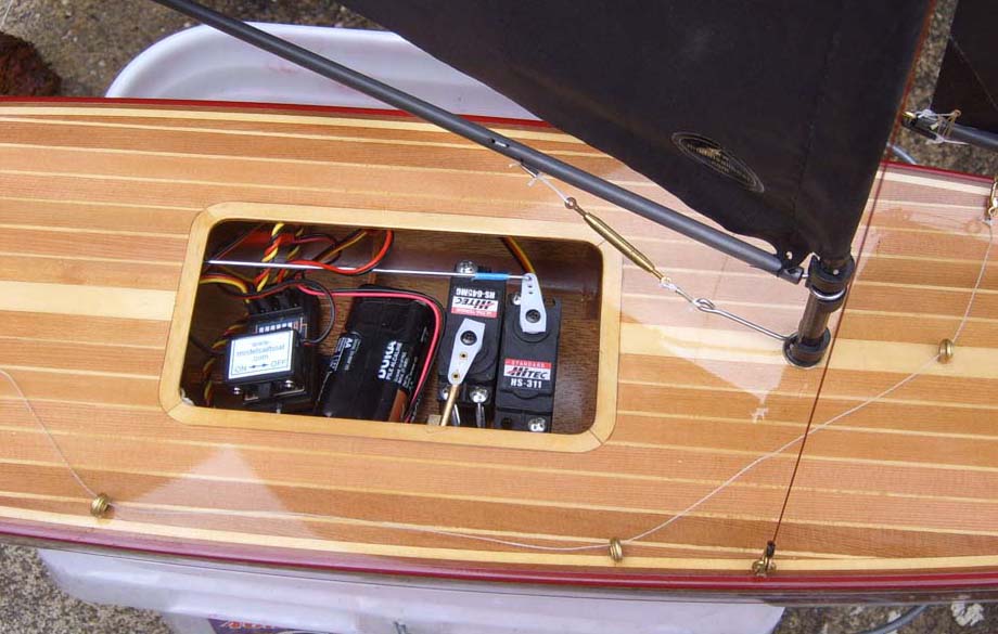 radio controlled model sailboat