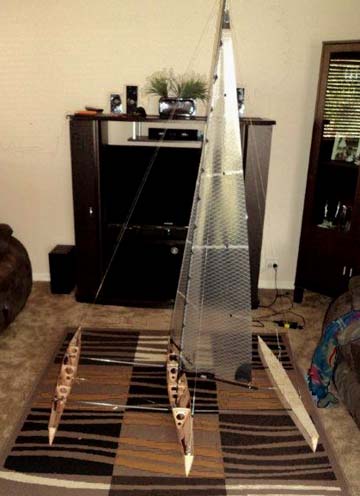 RC toy sail boat