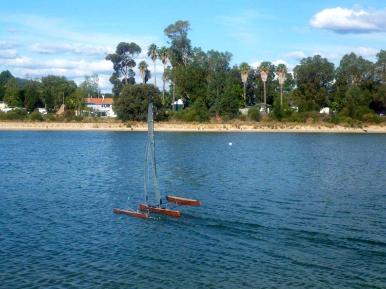 RC model sail boat