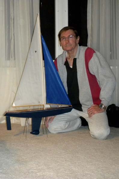 RC model sailboat
