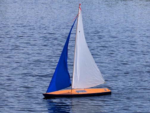 RC model sailboat