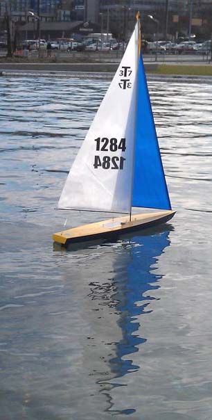 model remote-controlled sailboat