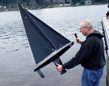 RC sailboat model