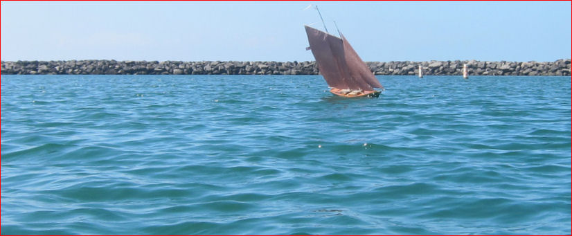 remote sailing boat