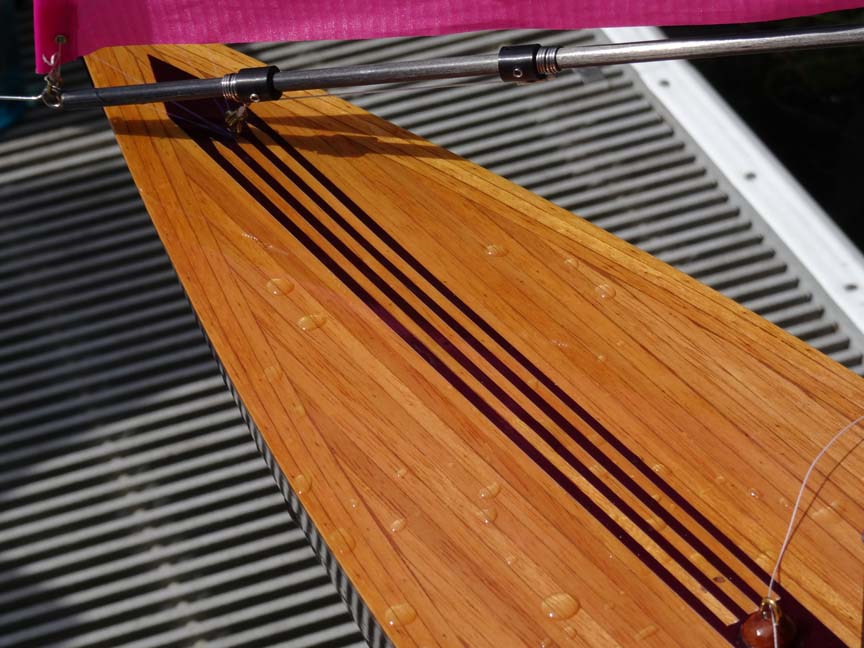 wooden radio control model sailboat kit