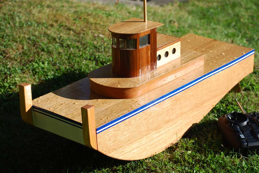 tugboat with rc radio control